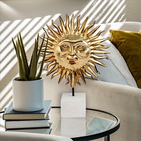 Design Toscano Golden Life Force Sun Statue